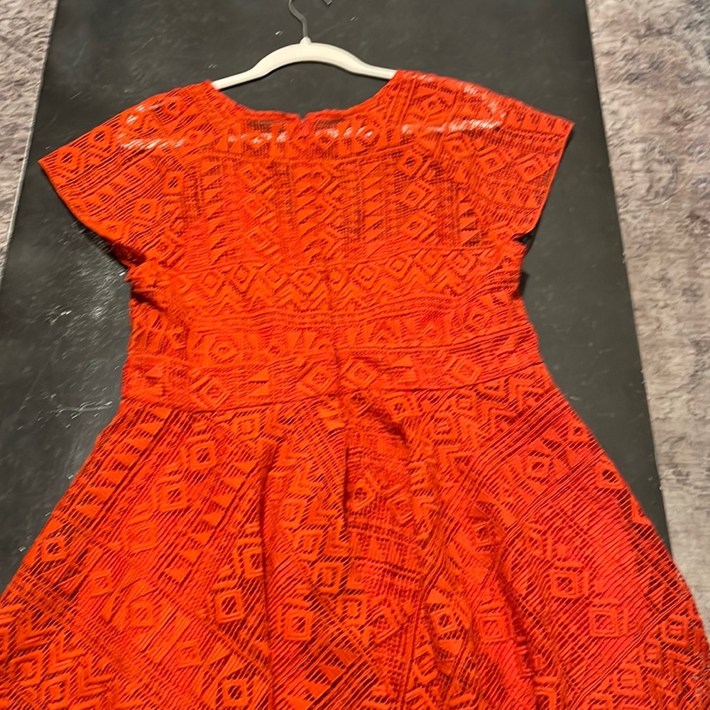 Anthropologie Mave Size 10 Orange Dress new without tags